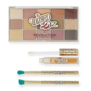 Revolution Wizard of Oz makeup set, eye shadow, brushes, lip gloss